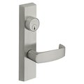 Sargent Grade 1 Electrified Exit Device Trim, Fail Secure, Power Off, Locks Lever, Key Retracts Latch, For S 776 ETL 24V RHRB 26D